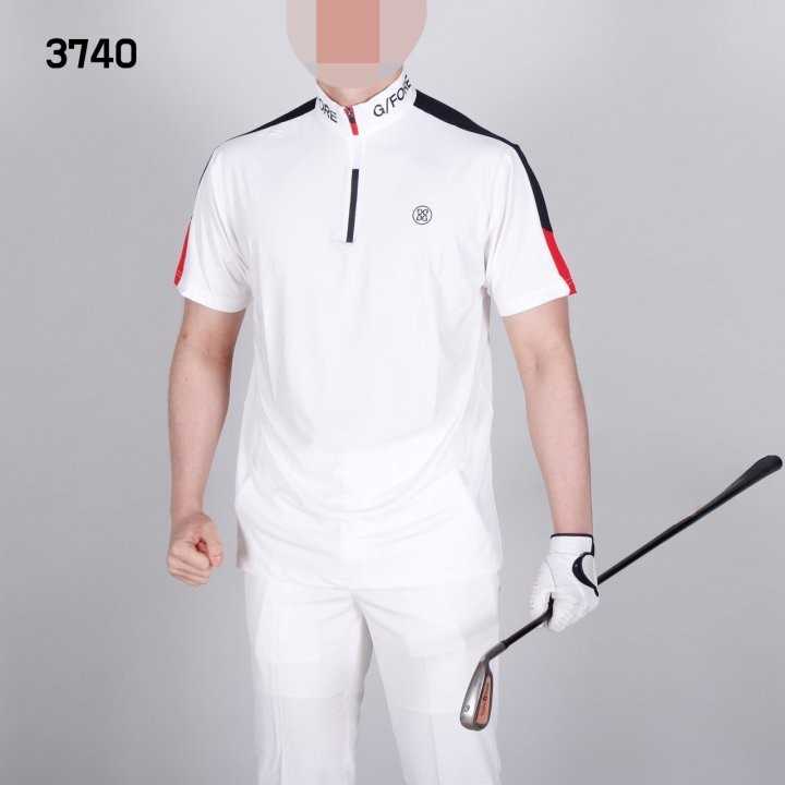 지포어 남자 3740 숄더배색 반팔 카라티(2color)