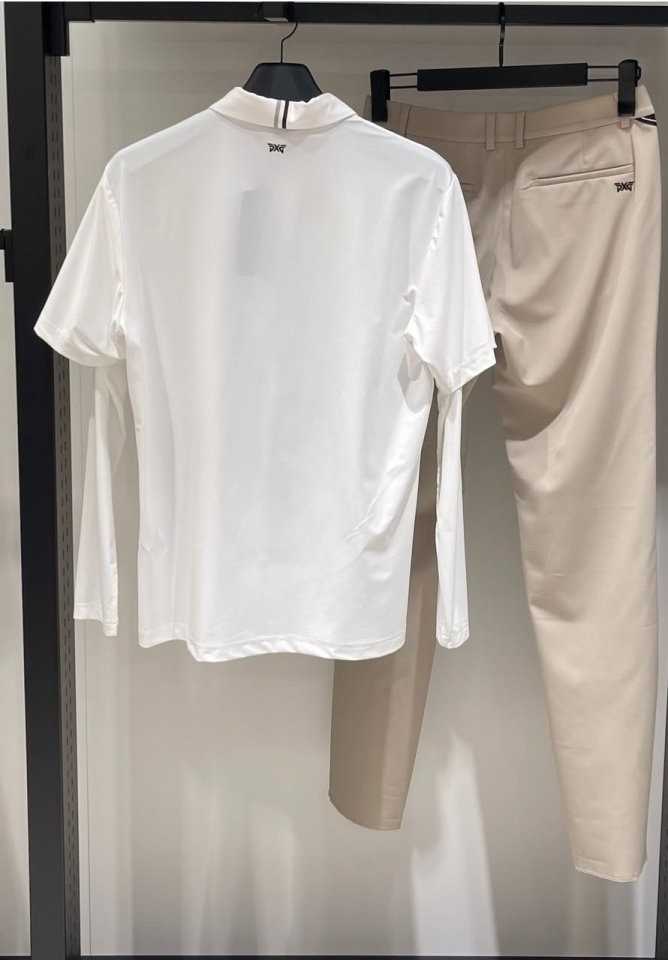 PXG 남성 P사 슬리브 카라 셔츠(2color)