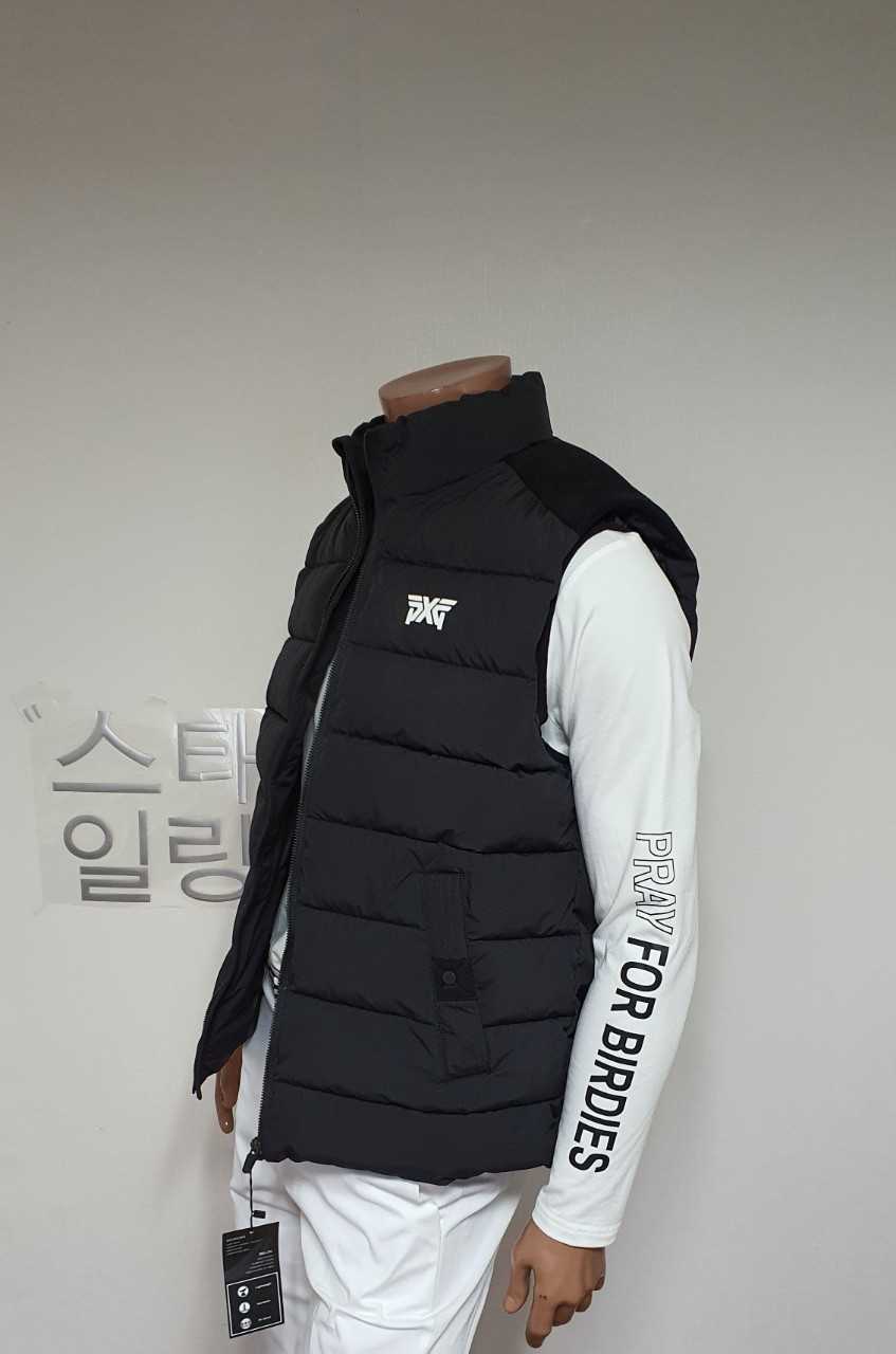 PXG 남성 오리털 고주파 풀집업 베스트(2color)