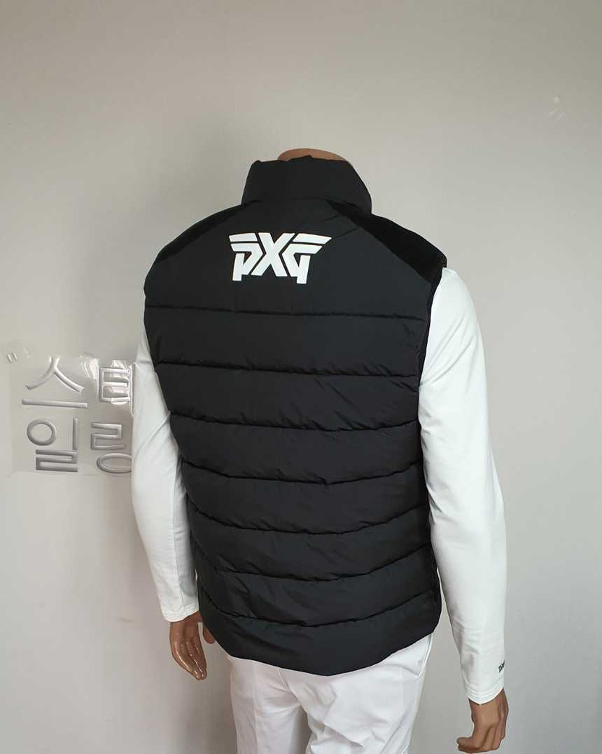 PXG 남성 오리털 고주파 풀집업 베스트(2color)