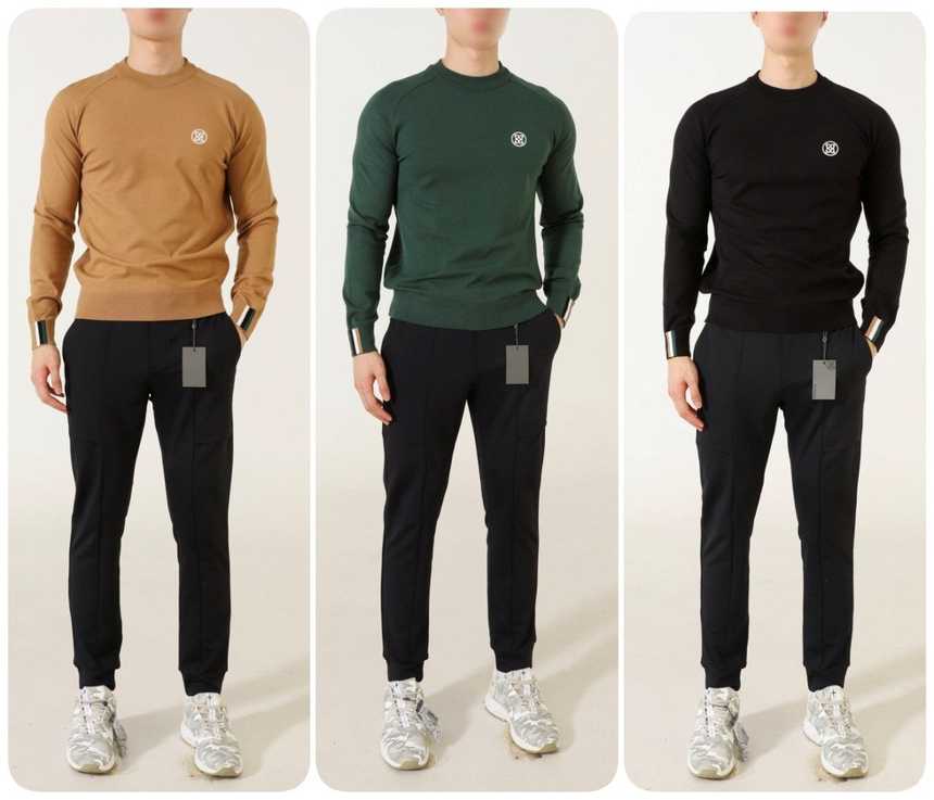 지포어 P 수입 울 크루넥 티셔츠(3color)