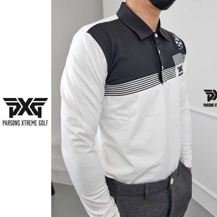 PXG 남성 기모 삼단 배색 티셔츠(2color)