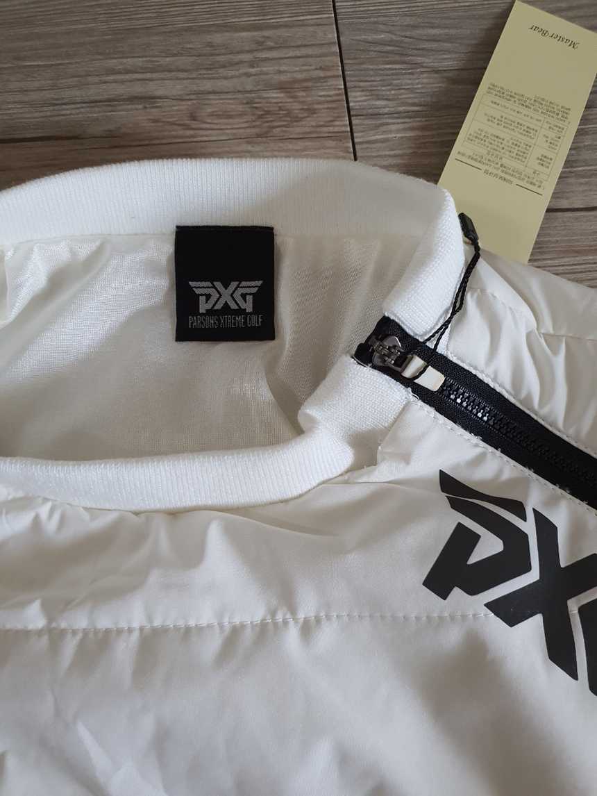 PXG 남성 사선 방풍 패딩 티셔츠(2color)