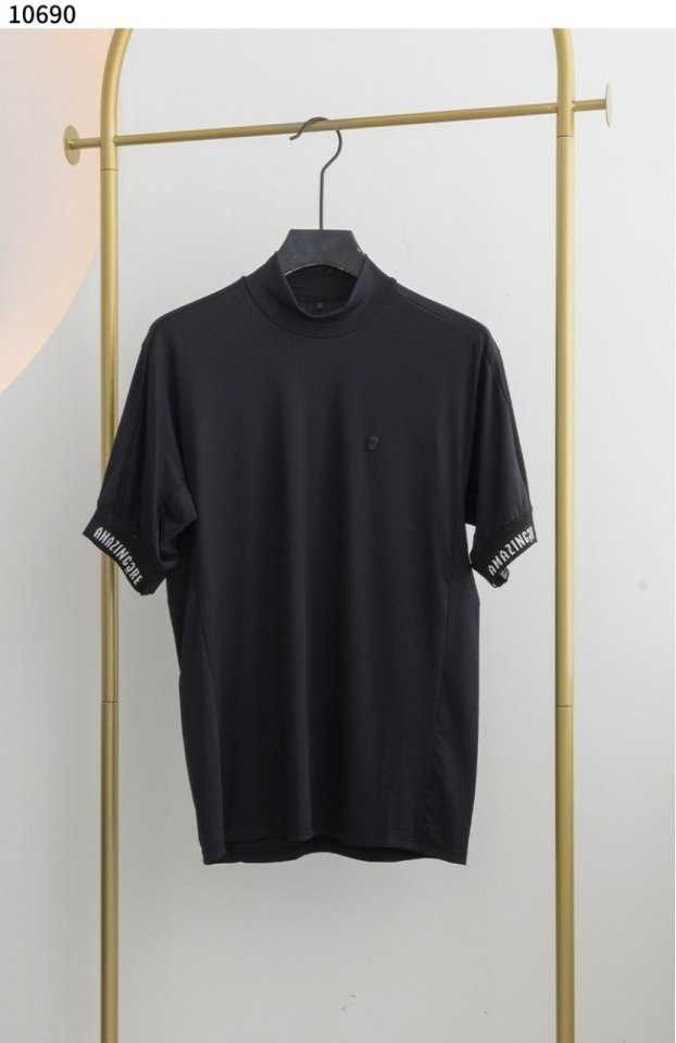 어메이징크리 남성 썸머 플리츠 이너 티셔츠(2color)