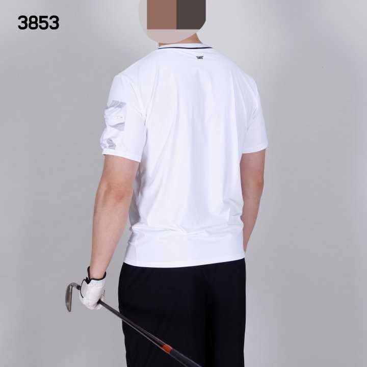 PXG 남자 3853 카모포켓 반팔 라운드 티셔츠(2color)