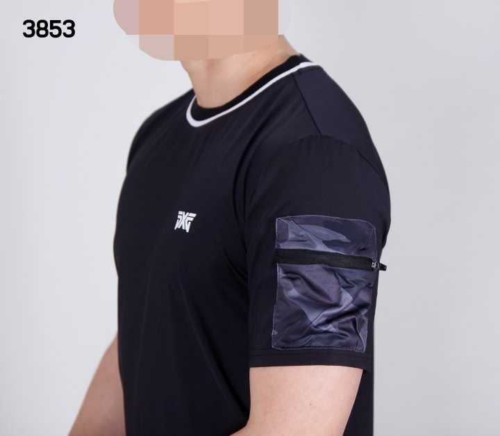 PXG 남자 3853 카모포켓 반팔 라운드 티셔츠(2color)