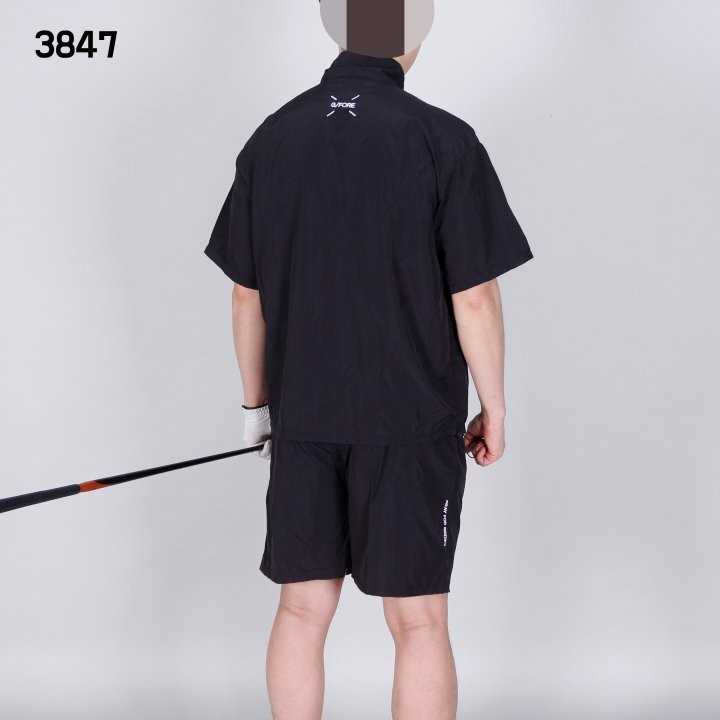 지포어 남자 3847 포켓 반팔 아노락 반바지 세트(2color)