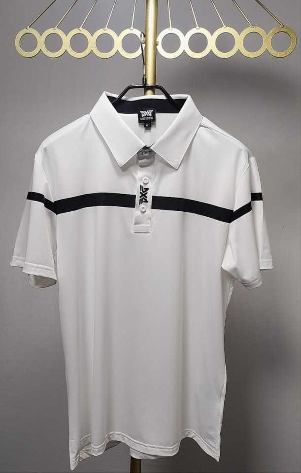PXG 남성 목단추 로고 골프 셔츠(2color)