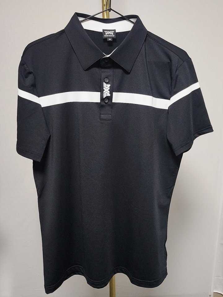 PXG 남성 목단추 로고 골프 셔츠(2color)