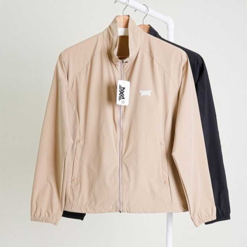 PXG 남여공용 등판 로고 나일론 풀집업 자켓(2color)