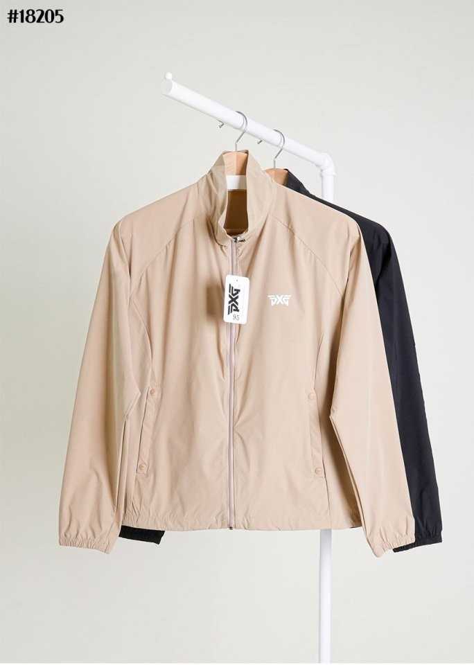 PXG 남여공용 등판 로고 나일론 풀집업 자켓(2color)