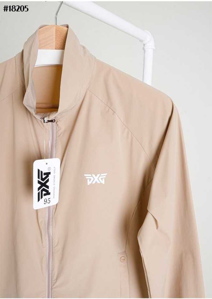 PXG 남여공용 등판 로고 나일론 풀집업 자켓(2color)