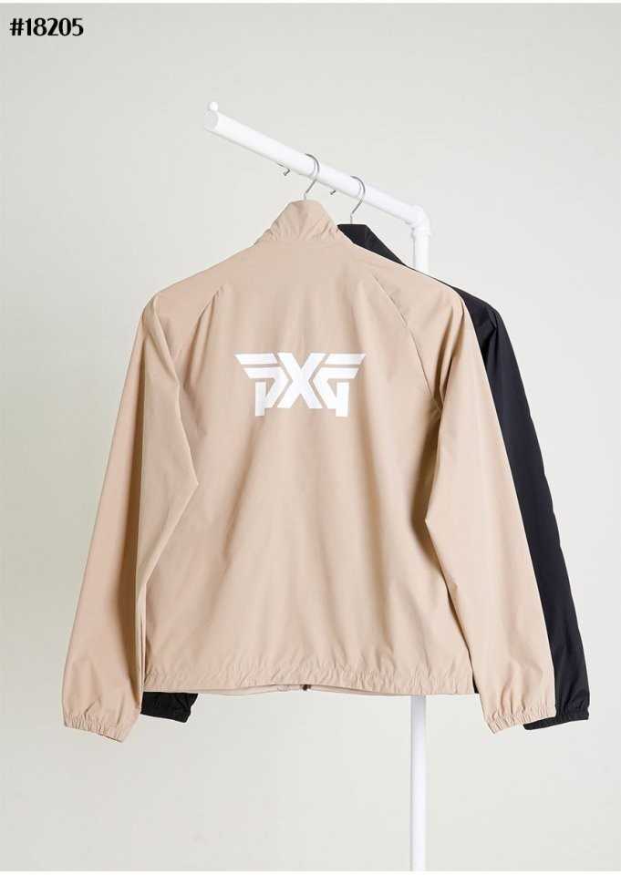 PXG 남여공용 등판 로고 나일론 풀집업 자켓(2color)