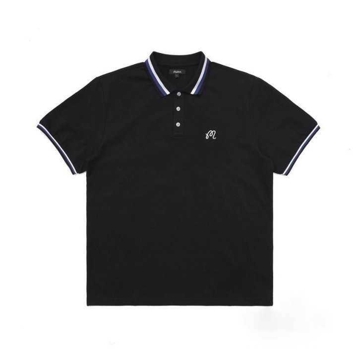 말본 남자 3564 자수 반팔 카라티(2color)