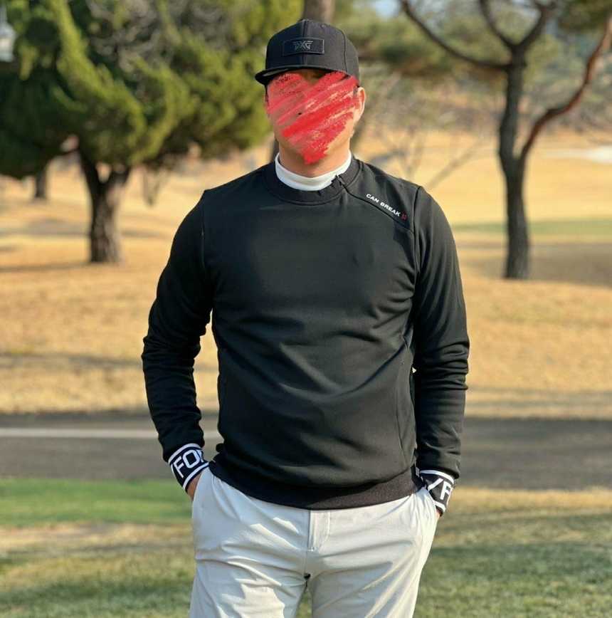 지포어 남성 G’s Pattern 우븐 크루넥