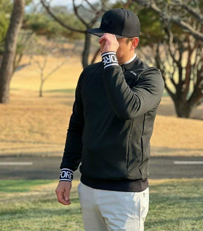 지포어 남성 G’s Pattern 우븐 크루넥