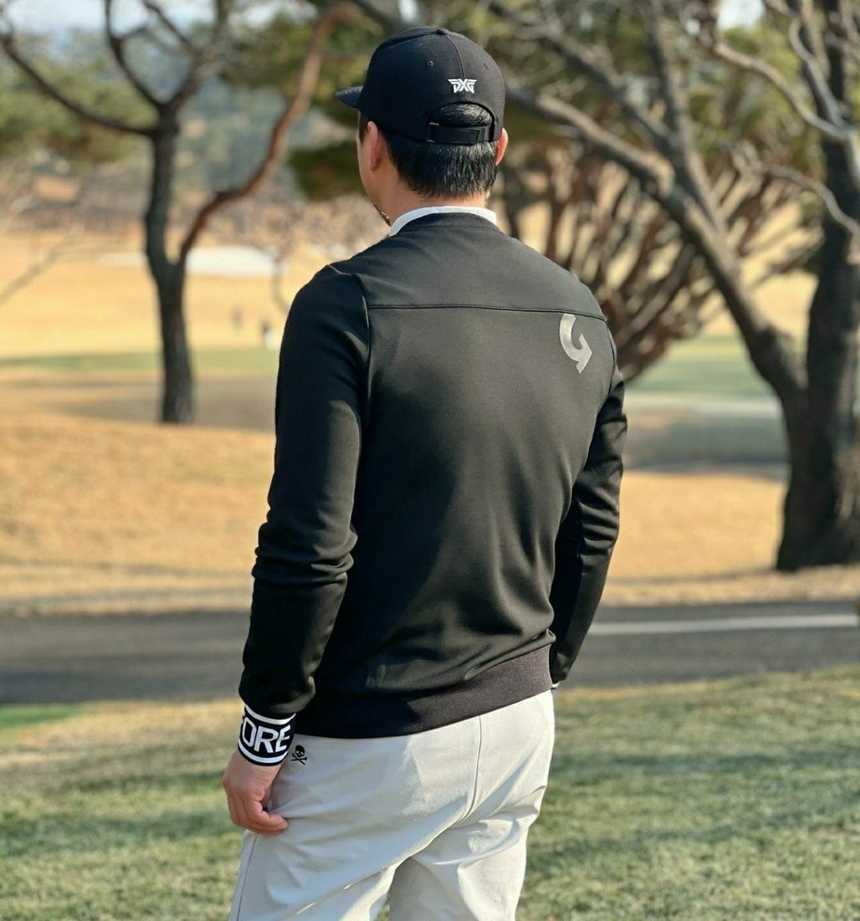 지포어 남성 G’s Pattern 우븐 크루넥