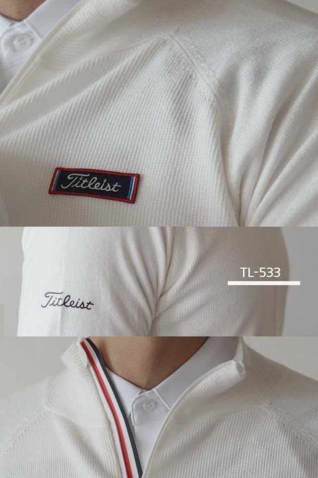 타이틀리스트 남성 TL-533 니트 집업(2color)