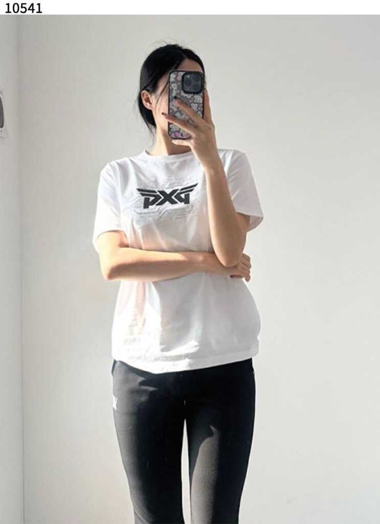 PXG 남여공용 여름 그래픽 라운드 넥 숏 슬리브 티셔츠(4color)