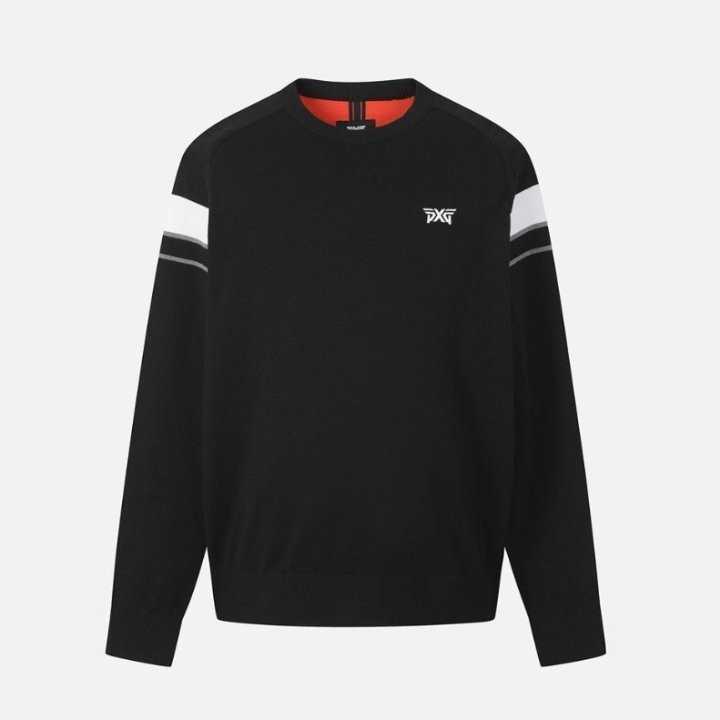PXG 남성 수입 라운드 풀오버 니트(2color)