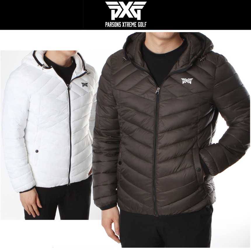 PXG 격자퀼팅 후드 경량패딩(4color)