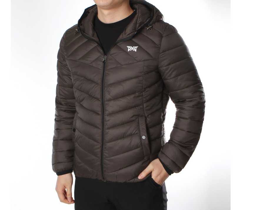 PXG 격자퀼팅 후드 경량패딩(4color)