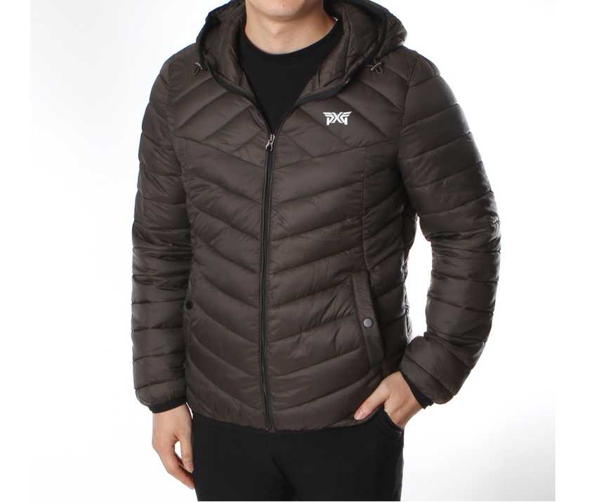 PXG 격자퀼팅 후드 경량패딩(4color)