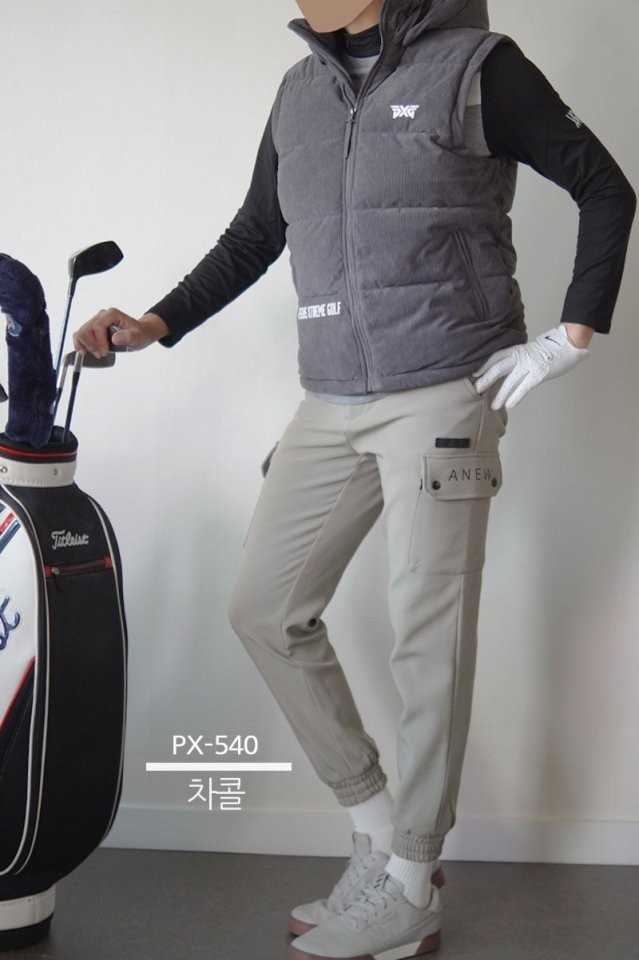PXG 남성 PX-540 코듀로이패딩 베스트(2color)