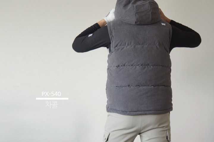 PXG 남성 PX-540 코듀로이패딩 베스트(2color)