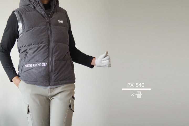 PXG 남성 PX-540 코듀로이패딩 베스트(2color)