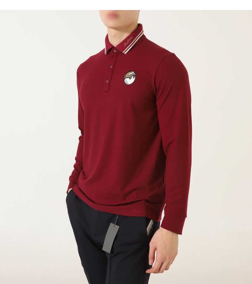 말본 남성 수입 브러시드 베이직 카라 티셔츠(3color)