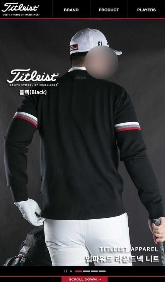 타이틀리스트 임파워드 라운드넥 니트(3color)