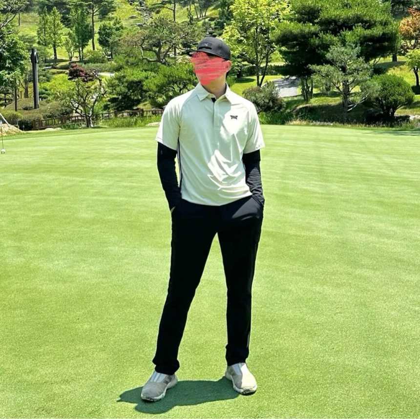 PXG 맨즈 썸머 쿨 슬리브 레이어드 카라 긴팔 티셔츠(2color)