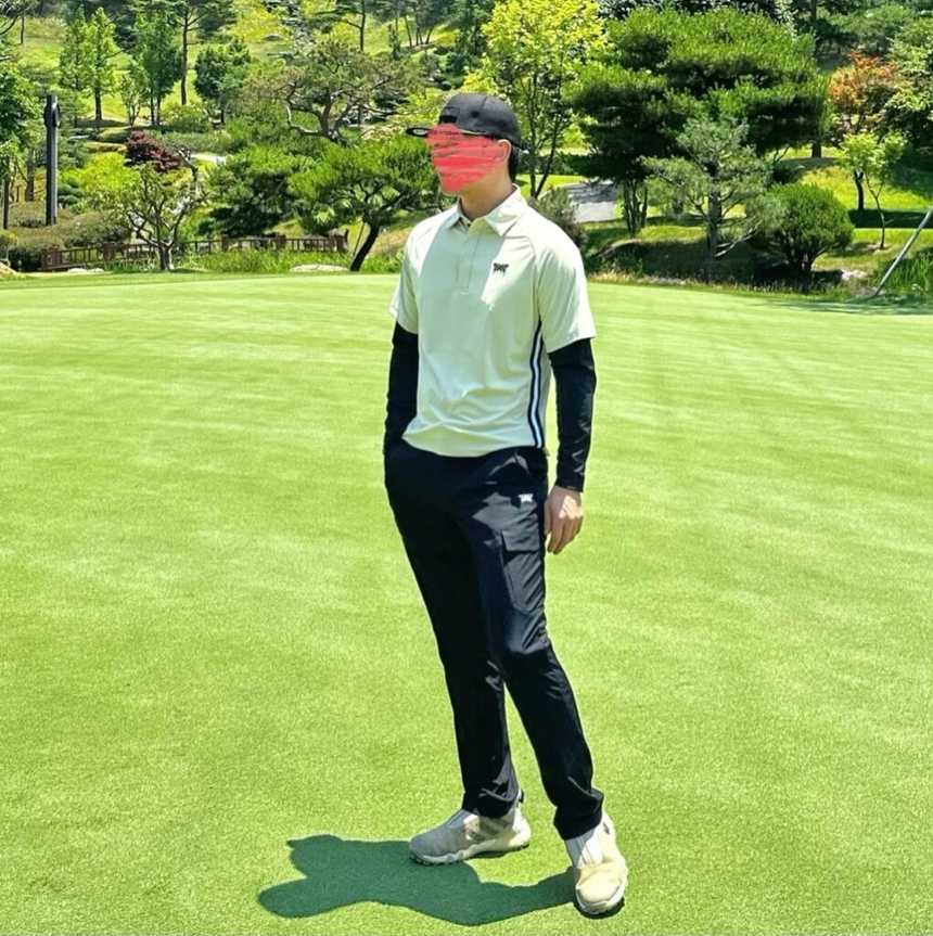 PXG 맨즈 썸머 쿨 슬리브 레이어드 카라 긴팔 티셔츠(2color)