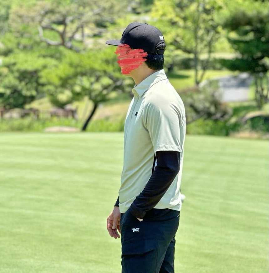 PXG 맨즈 썸머 쿨 슬리브 레이어드 카라 긴팔 티셔츠(2color)