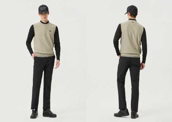PXG 남성 라운드 넥 니트 베스트(2color)
