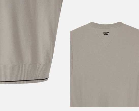 PXG 남성 라운드 넥 니트 베스트(2color)