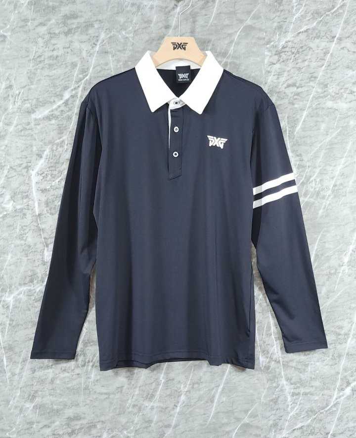 PXG 남성 기능성 카라 긴팔 티셔츠(2color)