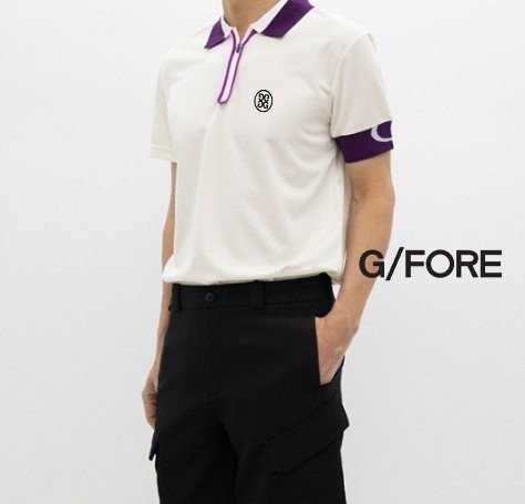 지포어 풀자수 G카라 반팔(3color)