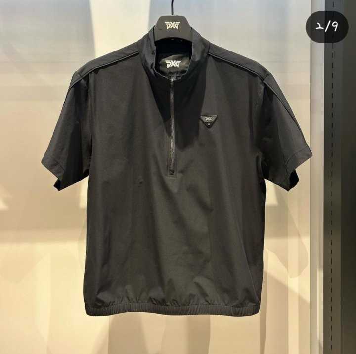 PXG 남성 여름 숏 슬리브 아노락 자켓