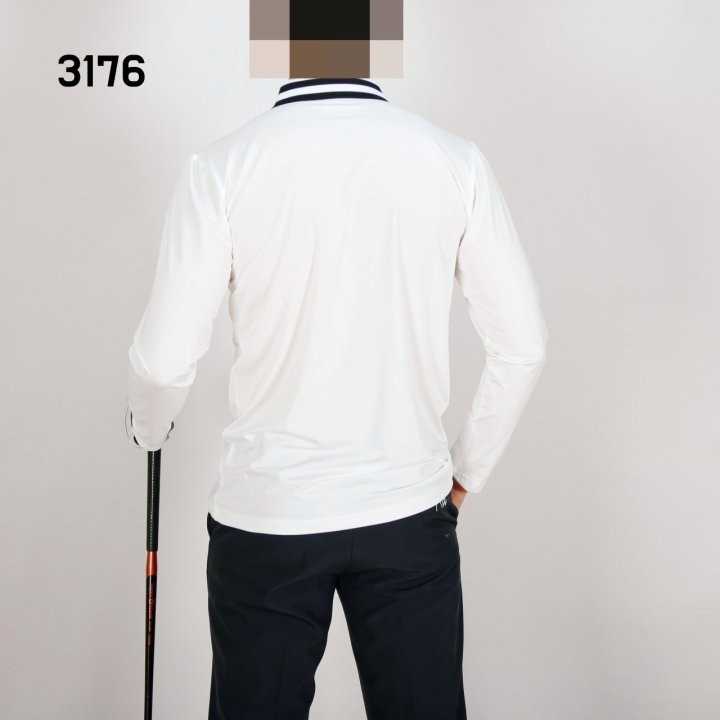 어뉴 남자 3176 카라두줄 기모 긴팔 카라티(3color)