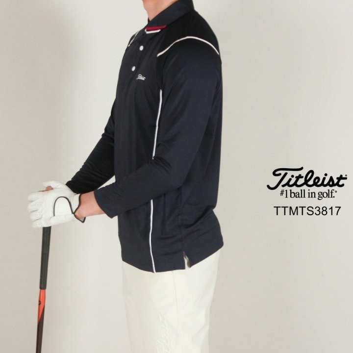 타이틀리스트 남자 TTMTS3817 애리두줄 긴팔 카라티(3color)