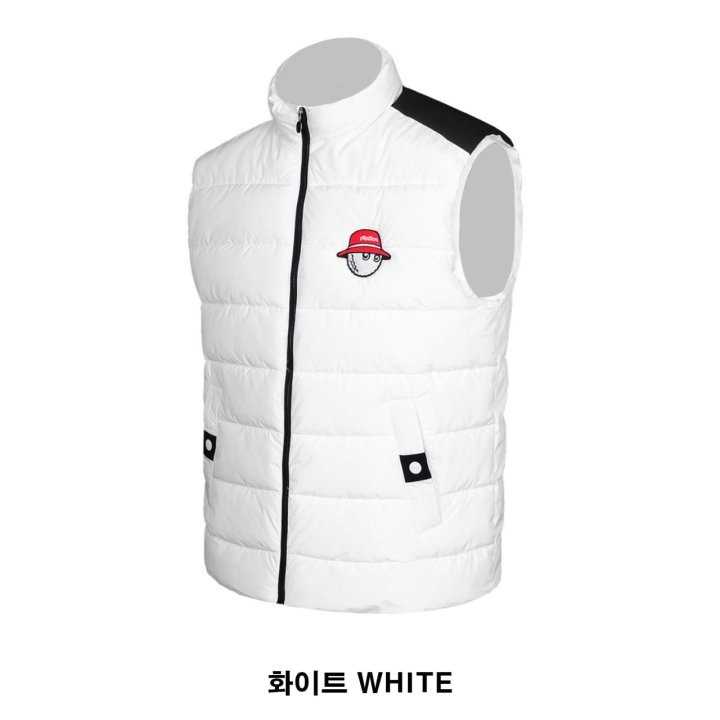 말본 남성 버킷 드라이버 오리털 패딩 조끼(3color)