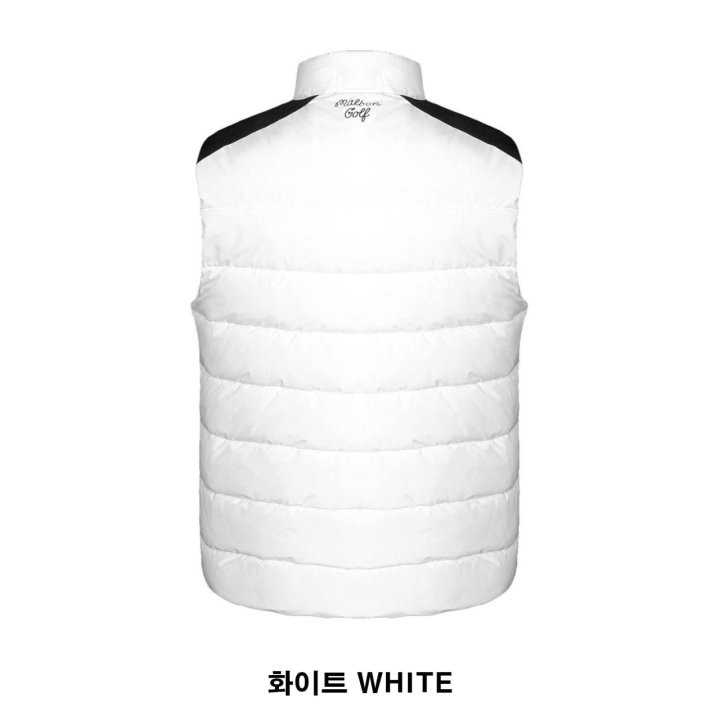 말본 남성 버킷 드라이버 오리털 패딩 조끼(3color)