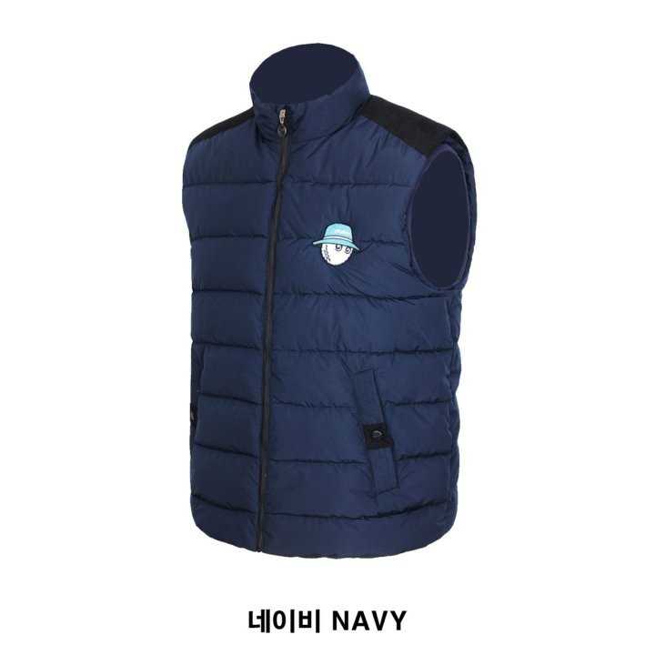 말본 남성 버킷 드라이버 오리털 패딩 조끼(3color)