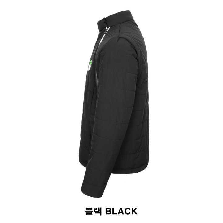 말본 모크넥 풀집업 패딩 맨투맨(2color)