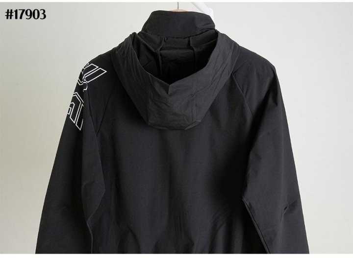 PXG 남성 우븐 하이넥 후드 풀집업 자켓(2color)