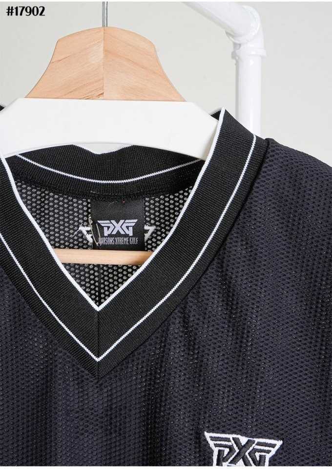 PXG 남성 썸머 매쉬 브이넥 베스트(3color)