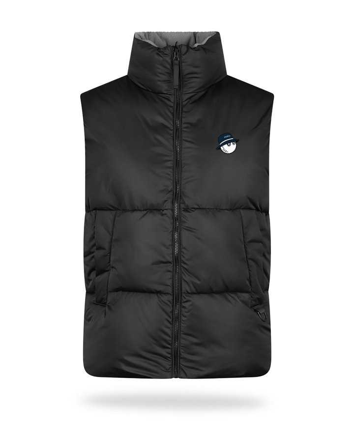 말본 본 플리스넥 헤비 조끼패딩(3color)