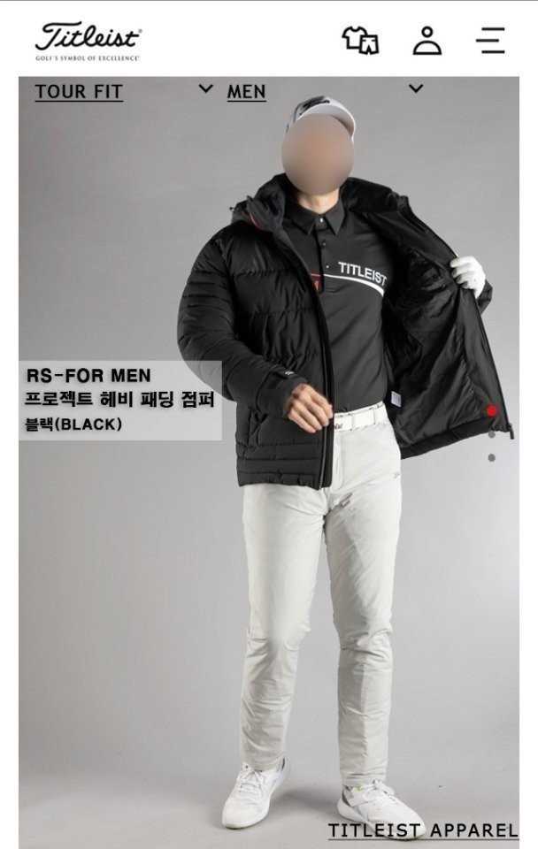 타이틀리스트 프로젝트 헤비 패딩 점퍼(2color)